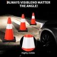 thumbnail image 4 of Accreate Safety Cone, 8 Pack Collapsible Traffic ConePop Up Reflective Construction Cones with 2 High-Intensity Grade Reflective Stripes for Parking, Construction, Roads, 4 of 7