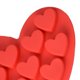 thumbnail image 4 of Molde de silicona Advancent Corazón rojo 15,3x12x1,5cm para jabón caramelo chocolate, 4 of 5