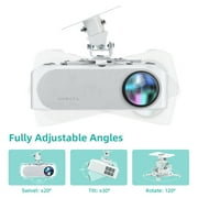 VANKYO Projector Ceiling Mount with Adjustable Angle & Extending Arms, Projector Mount Bracket Compatible with Performance V630W, Leisure 470 Projector Mount