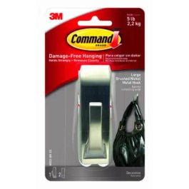

3M 3M MR03-BN-ES Large Brushed Nickel Metal Modern Hook