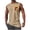 Khaki, variant on Men's Sleeveless Muscle Tank Top Tropical Sunset Graphic Print Gym Workout Shirt for Running and Beach Khaki M