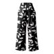 thumbnail image 4 of WILLBEST Pantalones Casuales para Mujer, Cintura Alta Elástica, Pierna Ancha, Largos, Estampados, con Bolsillos, para Uso Diario, Trabajo y Atuendo. Extra Grande, 4 of 4