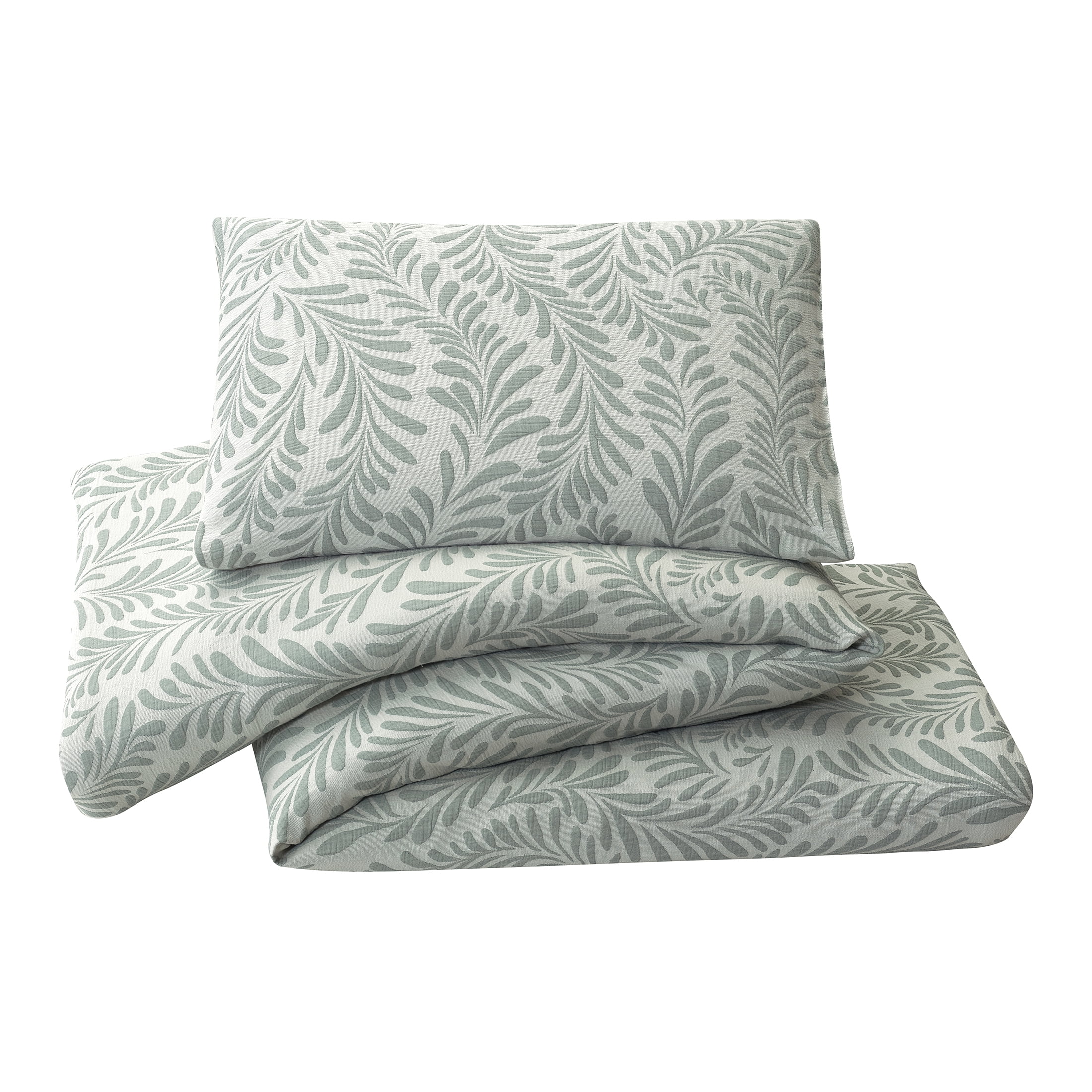 Better Homes & Gardens Botanical 2-Piece Comforter Set, Green, T/TXL, All Ages