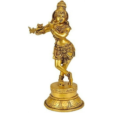 Krishna Bhagawan - Brass Statue