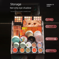 thumbnail image 4 of Estante de exhibición de esmalte de uñas de múltiples capas de acrílico transparente, caja de almacenamiento de lápiz labial, estante de exhibición de cosméticos de tienda de uñas de plástico de, 4 of 5