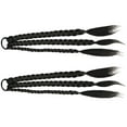 thumbnail image 6 of unbranded 2 Pcs Braid Wig Braided Ponytail Extension Wigs Black, 6 of 8