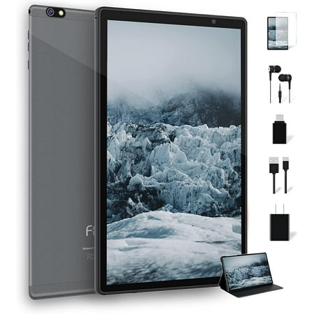 Android 11 Tablet, 10 inch Tablets Processor HD IPS Screen, Google Certification Wifi, Bluetooth Google GPS, Metal Body Grey