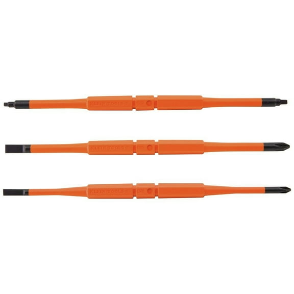 Klein Tools Screwdriver Blades Insulated 3-Pk