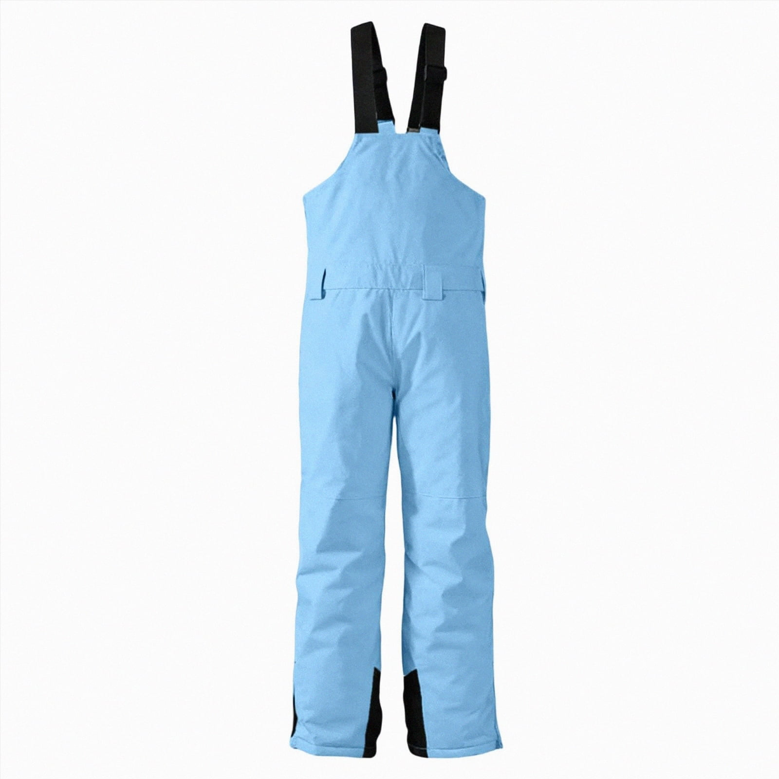 HCNTES Kids Waterproof Snow Bib Overalls Toddler Adjustable Strap Design Comfortable Winter Ski Wear(A01-Sky Blue,10-11 Years)