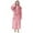 A-Pink, variant on Azrian Adult Mens,Sleepwear Robes & Bathrobes,Men Fleece Solid Casual Waist Tie Cardigan Pocket Long Sleeve Hooded Bathrobe,Sizes S-5XL