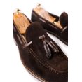 thumbnail image 2 of Men's Shoes, 100% Leather Stylish and Classic Brown Suede Loafer Shoes with Tassels, 2 of 4