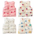 thumbnail image 4 of Baywell Toddler Kids Winter Button Up Lightweight Down Vest Boys Casual Warm Sleeveless Outerwear Vest Coat, 4 of 4