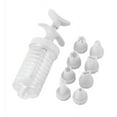 thumbnail image 2 of DPTALR Cookie Disc, Cookie Press, Classic Cookie Maker, Making Set With 8 Cake Tips And For DIY Cake Cookie Maker Decorating, 2 of 9