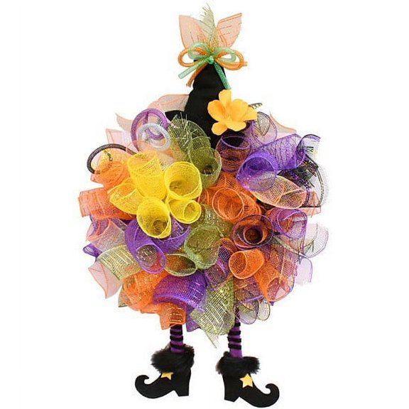 Halloween Wreath,Autumn Leaf Wreaths,Artificial Wreath For Front Door-Thanksgiving Fall Autumn Wreaths,Maple Leaf Pumpkin Wreath Garland For Front Door Porch Farmhouse Patio Garden Home Decor (19.7in)