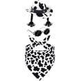 thumbnail image 2 of Porch Goose Outfits 23 inch, 23 inch Porch Goose Outfits, Front Porch Goose, Porch decorations, Cow Print Fabric, Polyester Fabric, Porch Goose Accessories, Hat Accessories, Party, 2 of 6