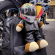 thumbnail image 2 of Creative Cool Racing Bear Plush Toy Motorcycle Helmet Jacket Bear Doll Soft Stuffed Animal Suit Accessories Kids Boyfriend Gifts, 2 of 5