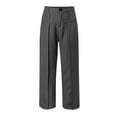 thumbnail image 3 of 2025 Women's Wide Leg Work Pants High Waist Business Casual Slacks Trousers Women Casual Pants with Pockets Womens Fitted Pants for Work Ladies Athletic Pants Leopard Pants Women's Pants Casual, 3 of 4