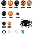 thumbnail image 2 of Globos de fiesta de Halloween de 120 piezas, globos de decoración de fiesta de Halloween feliz Sincero Electrónica, 2 of 5