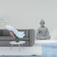thumbnail image 2 of Escultura De Buda De Pavo Real Radiante, Figura Decorativa Para Jardín, Estatua Inspirada En Sun Wukong Para Decoración Del Hogar, Hotel, Patio Y Jardín., 2 of 8