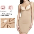 thumbnail image 3 of QRIC Full Slips for Women Under Dresses Tummy Control Dress Slip Shapewear Seamless Body Shaper Cami, 3 of 7
