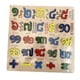 thumbnail image 2 of Tablero de madera Montessori para rompecabezas con letras, resistente y ligero. Números camboyanos, 2 of 9