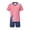 H198-Pink, variant on hengsof Kids Soccer Jersey Athletic Sports Shirt with Short Set Breathable Lightweight Training Uniform 4-14Y