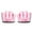 Pink, variant on Joernso Yoga Gloves Four-finger Sweat Absorption Breathable Women Fingerless Non-slip Pilates Gloves Fitness Accessories