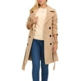 thumbnail image 2 of Gabardina Steve Madden de lana sintética con doble botonadura para mujer, 2 of 7