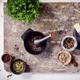 thumbnail image 2 of Alva Cast Iron Mortar and Pestle Set, 2-Cup, Heavy-Duty, 2 of 11
