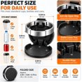 thumbnail image 4 of Foldable Car Cup Holder with Hook Universal Car Door Cup Holder, Back Clip Foldable Cup Holder Portable Space-Saving 2-In-1 Extra Cup Holder for Water Bottles Coffee Cups, 4 of 7