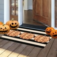 thumbnail image 5 of Fall Door Mat Cute Polka Dot Pumpkin Stripes Floor Front Door Welcome Mats Rug Rustic Yard Non Slip Doormat Porch Home Bathroom Indoor Outdoor Harvest Thanksgiving Decorations, 5 of 6