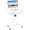 White, variant on Ergomaker Compact Mobile Standing Table White Portable Laptop Desk for Home Office with Keyboard Tray
