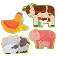 thumbnail image 2 of Petit collage Beginner Puzzle Farm Babies Petit Collage PCL-119, 2 of 2
