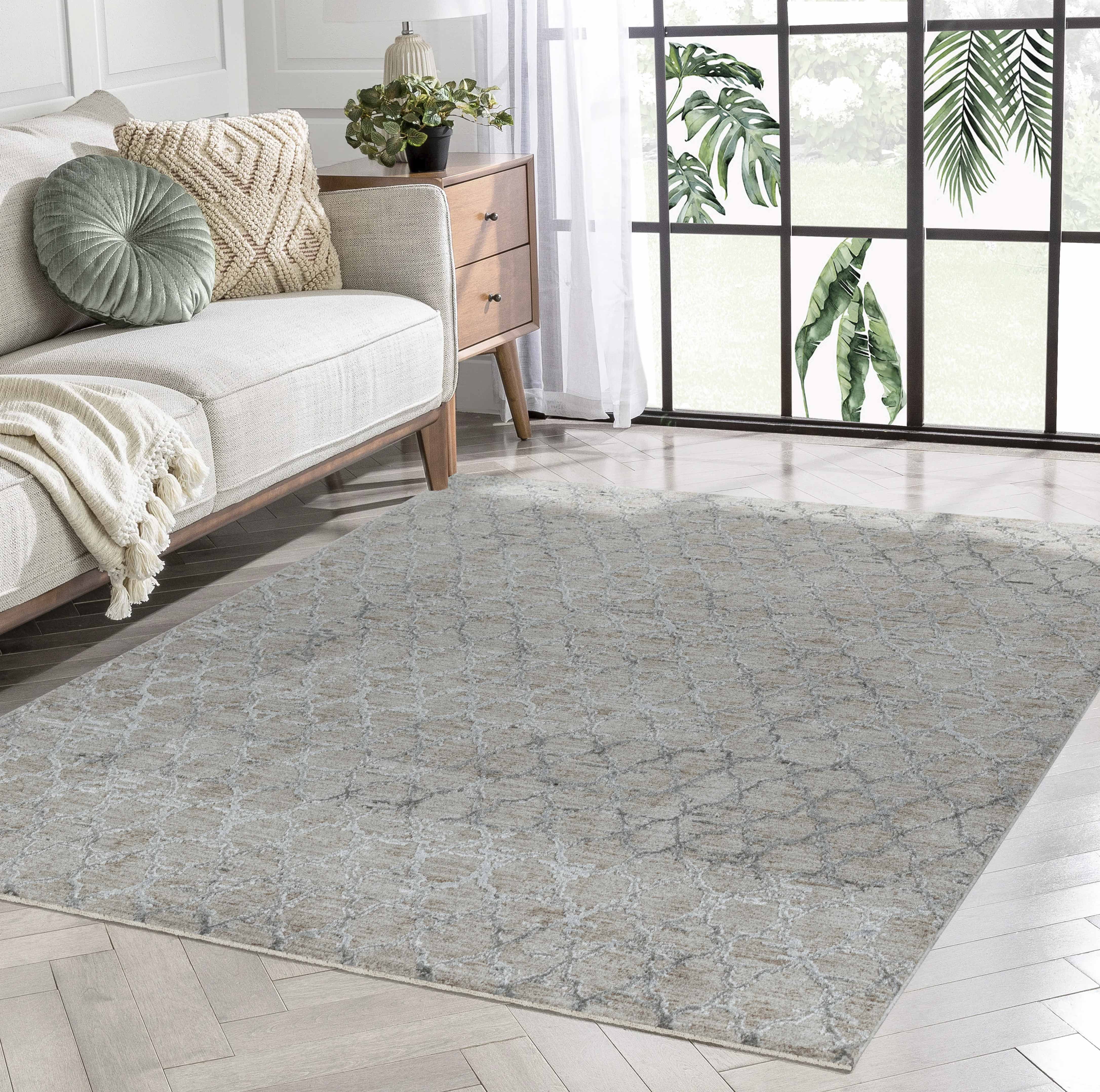 Rug Branch Melo Collection Modern Abstract Scandinavian Indoor Area Rug