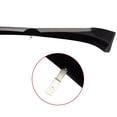 FREEMOTOR802 H-Style PU Front Bumper Lip Splitter – Fits 2009-2012 BMW E90 LCI 4-Door Sedan (Non-M, Non-M-Tech), Unpainted Black