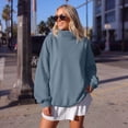 thumbnail image 2 of SUNBS Oversize Sweatshirts for Women Long Sleeve shirts Cowl Neck Drop Shoulder Pullover Tops Casual, 2 of 8