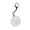 Round, variant on Portable USB Night Light Keychain With Touch Activation Fashion Accessory for Purses and Outdoor Activities Daily Use