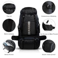 thumbnail image 4 of 65L Camping Hiking Backpack Water Resistant Large Outdoor Travel Backpack for Men & Women, Navy, 006, 4 of 10