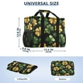 thumbnail image 3 of WOBOGO Stpatricks Day Four Leaves Clover Tote Shopping Bag Reusable Heavy Duty Durable Foldable Washable 15.4×12.8×9.8in, 3 of 8