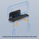 thumbnail image 3 of Rack Almacenamiento Host Soporte Montaje Pared para El Interruptor 2 Interruptor/consola Juegos OLED (), 3 of 8