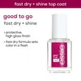 thumbnail image 5 of essie Nail Polish, Good to Go Top Coat, Clear, 0.46 fl oz Bottle, 5 of 18