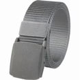 thumbnail image 1 of Lttoisl Durable Nylon Canvas Tactical Belt for Men, Heavy Duty Military Style Web Belt, Quick Release Metal Buckle, 47 Inch Adjustable Pant Strap for Work, Hiking, Outdoor Sports, 1 of 8