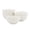 Cereal Bowl, variant on Elama Ophelia 16 Piece Stoneware Dinnerware Set in White