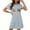 Blue, variant on TMOYZQ Christmas Nightgowns for Women Cute Print T Shirt Dresses Casual Short Sleeve Loose Fit Lounge Christmas Party T Shirt Dress Nightgowns