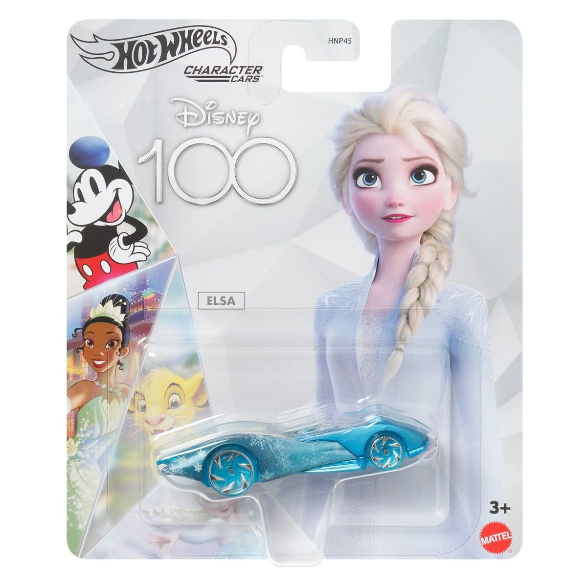 Hot Wheels Disney Character Cars 100 Years Special Edition Series Complete Set of 8 Diecast Vehicles in Manufacture Case from HNP45-956A Release Bundle