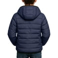 thumbnail image 5 of Cethrio Boys Puffer Jackets Size 8, Zip up School Warm Long Sleeve Winter Outerwear with Pockets Navy, 5 of 5
