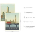 thumbnail image 2 of Haus and Hues City Wall Art Vintage Travel Posters - Set of 4 Travel Wall Art Posters of London, New York Print, Paris Wall Poster and Amsterdam City Wall Decor (Unframed 11x14), 2 of 6