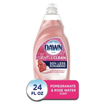 Dawn lqd Dish Soap, Pomegranate and Rose Water Scent, 24 Fluid Ounce