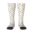 thumbnail image 2 of Lsque Hand Drawn Snake Printed Crew Socks Men's Women's LightWeight Thin Casual Calf Socks ,Knee High Socks,Cotton Socks, 2 of 9