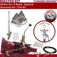 thumbnail image 1 of American Shifter  AOD Shifter Kit Chrome 8 in. E Brake Cable Clamp Trim Kit Dipstick for ED472, 1 of 1